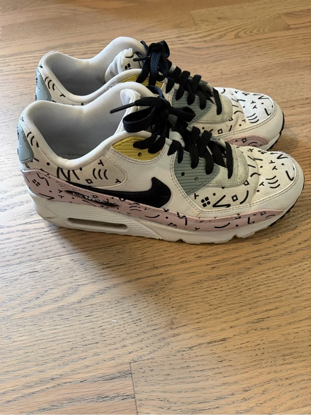 Nike Air Max 90 Premium Barely Rose Sneakers Men's Shoes - Size 8.5 M, 10.5 W